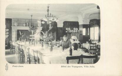 / CPA FRANCE 29 "Pont Aven, hôtel des voyageurs, villa Julia"