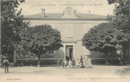 / CPA FRANCE 26 "Poët Laval, la mairie"