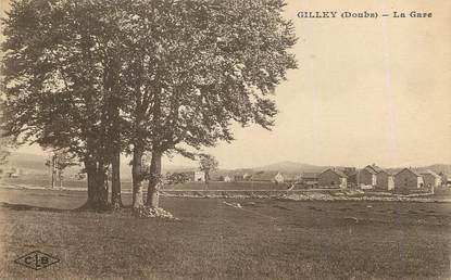 / CPA FRANCE 25 "Gilley, la gare"