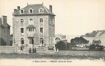 / CPA FRANCE 22 "Erquy, hôtel l'Eden"