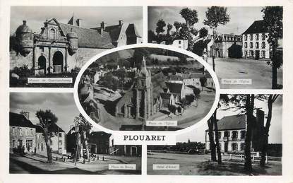 / CPSM FRANCE 22 "Plouaret, place de l'église, place du bourg"