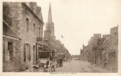 / CPA FRANCE 22 "Begard, rue de la mairie"