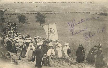 / CPA FRANCE 21 "Velars sur Ouche, procession du Pélérinage de ND de l'étang"