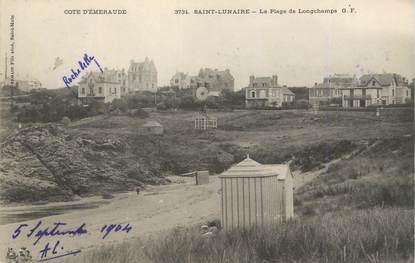 / CPA FRANCE 35 "Saint Lunaire, la plage de Longchamps"