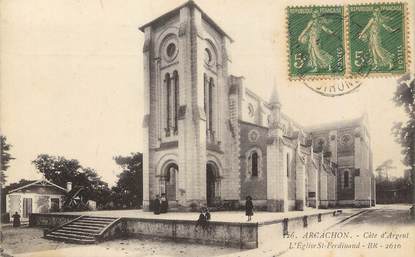 / CPA FRANCE 33 "Arcachon, l'église Ferdinand"