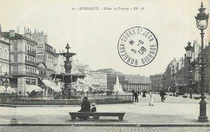/ CPA FRANCE 33 "Bordeaux, allées de Tourny"