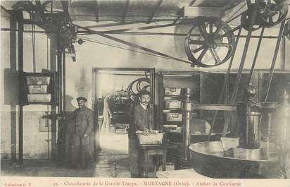 / CPA FRANCE 61 "Chocolaterie de la grande trappe, Mortagne, atelier de confiserie"