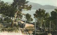 06 Alpe Maritime / CPA FRANCE 06 "Route du tramway de Monte Carlo à Menton, arrêt Cap Martin"