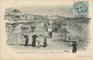 85 Vendee / CPA FRANCE 85 "Les Sables d'Olonne, la plage à l'heure des Bains"