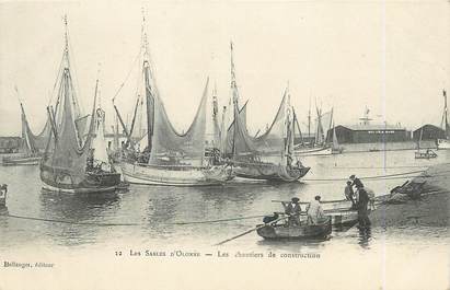 / CPA FRANCE 85 "Les Sables d'Olonne, les chantiers de construction"