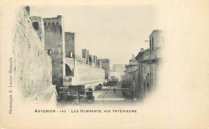 / CPA FRANCE 84 "Avignon, les remparts"