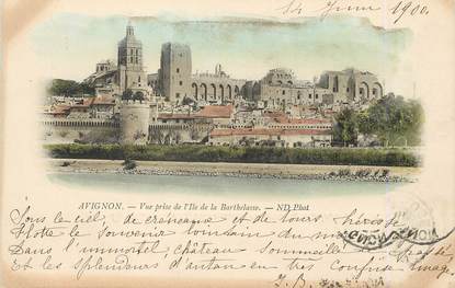 / CPA FRANCE 84 "Avignon, vue prise de l'Ile de la Barthelasse"