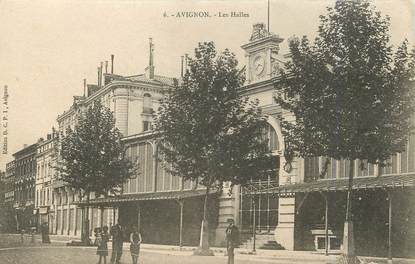 / CPA FRANCE 84 "Avignon, les Halles"