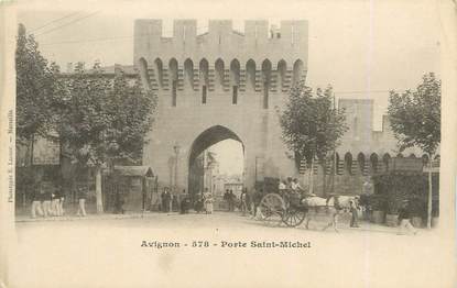 / CPA FRANCE 84 "Avignon, porte Saint Michel "