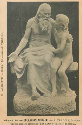 / CPA FRANCE 12 "Millau, salon de 1903" / A.VERDIER / SCULPTEUR