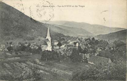 / CPA FRANCE 68 "Vue de Sewen et des Vosges"