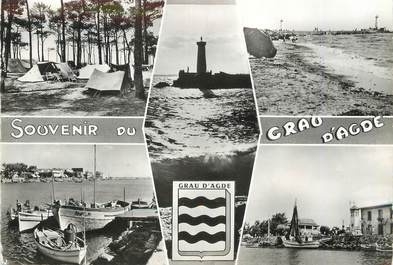 / CPSM FRANCE 34 "Souvenir du Grau d'Agde"