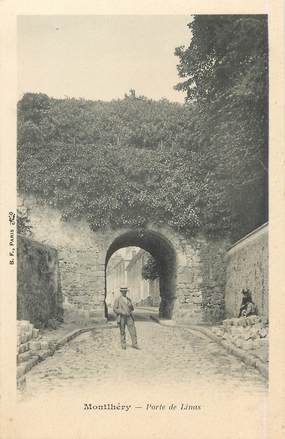 / CPA FRANCE 91 "Montlhéry, porte de Linas""