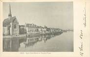 89 Yonne / CPA FRANCE 89 "Sens, église Saint Maurice et vue sur l'Yonne"