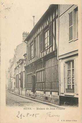 / CPA FRANCE 89 "Sens, maison dite d'Abraham "