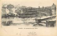 84 Vaucluse / CPA FRANCE 84 "Pertuis, la passerelle sur l'Eze"