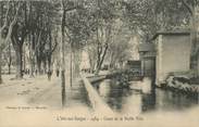 84 Vaucluse / CPA FRANCE 84 "L'isle sur Sorgue, cours de la vieille ville"