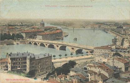 / CPA FRANCE 31 "Toulouse, vue générale sur la Garonne" / Ed. LABOUCHE 