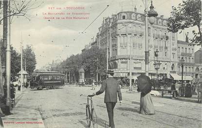 / CPA FRANCE 31 "Toulouse, Bld de Strasbourg, angle de la rue Matabiau" / Ed. LABOUCHE 