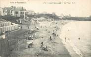 35 Ille Et Vilaine / CPA FRANCE 35 " Saint Enogat, la plage"