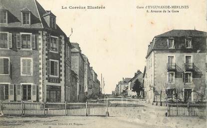 / CPA FRANCE 19 "Gare d'Eygurande Merlines"