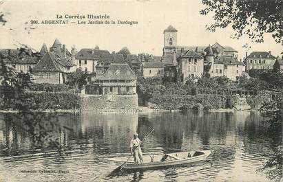 / CPA FRANCE 19 "Argentat, les jardins de la Dordogne"