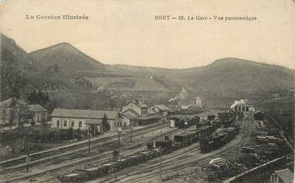 / CPA FRANCE 19 "Bort, la gare"