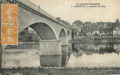 / CPA FRANCE 19 "Argentat, quartier du pont'