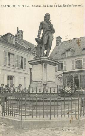 / CPA FRANCE 60 "Liancourt" / STATUE