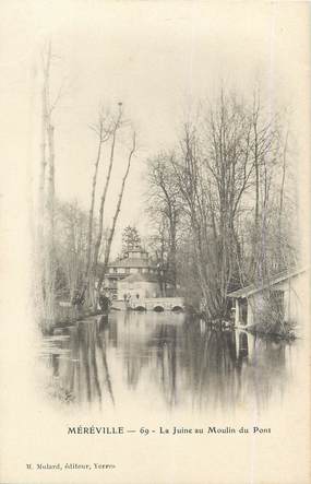 / CPA FRANCE 91 "Méréville, la juine au moulin du pont"