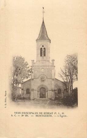 / CPA FRANCE 91 "Montgéron, l'église"