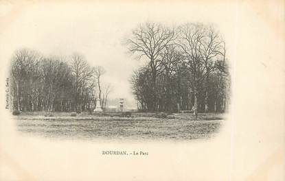 / CPA FRANCE 91 "Dourdan, le parc"