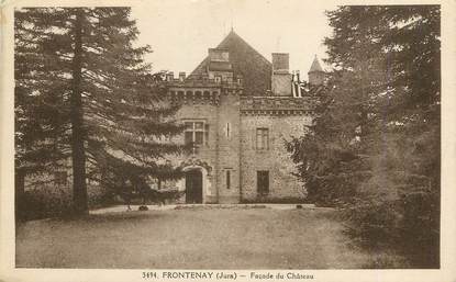 / CPA FRANCE 39 "Frontenay, façade du château"