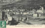 06 Alpe Maritime / CPA FRANCE 06 "Roquesteron Puget, le village et le pont de France"