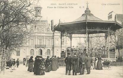 / CPA FRANCE 35 "Saint Servan, place de l'hôtel de ville"