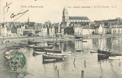 / CPA FRANCE 35 "Saint Servan, le port Solidor "