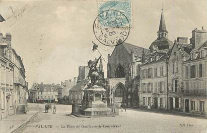 / CPA FRANCE 14 "Falaise, la place de Guillaume le Conquérant"