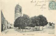 41 Loir Et Cher / CPA FRANCE 41 "Mer, place de l'église"