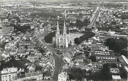 / CPSM FRANCE 36 "Chateauroux, le quartier Saint Luc, l'avenue de la châtre"