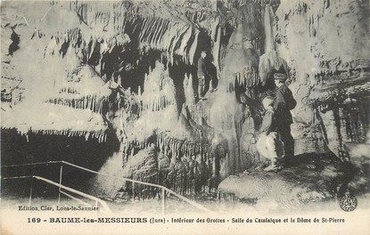 / CPA FRANCE 25 "Baume les Messieurs, intérieur des Grottes"