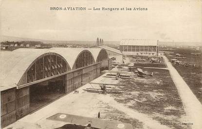 CPA FRANCE 69 "Bron, aviation"