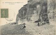 76 Seine Maritime / CPA FRANCE 76 "Sotteville sur Mer, les falaises"