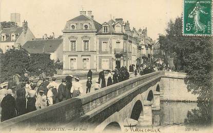 / CPA FRANCE 41 "Romorantin, le pont"