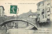 38 Isere / CPA FRANCE 38 "Vienne, le vieux pont sur la Gère"