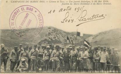 CPA MAROC "Colonne de Taza, 1914"